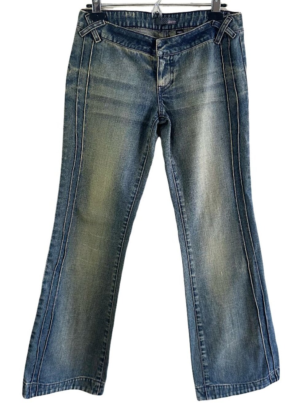 Dirty Jeans Vtg Y2K 2000s Dark Wash Boot Cut Low Rise Jeans